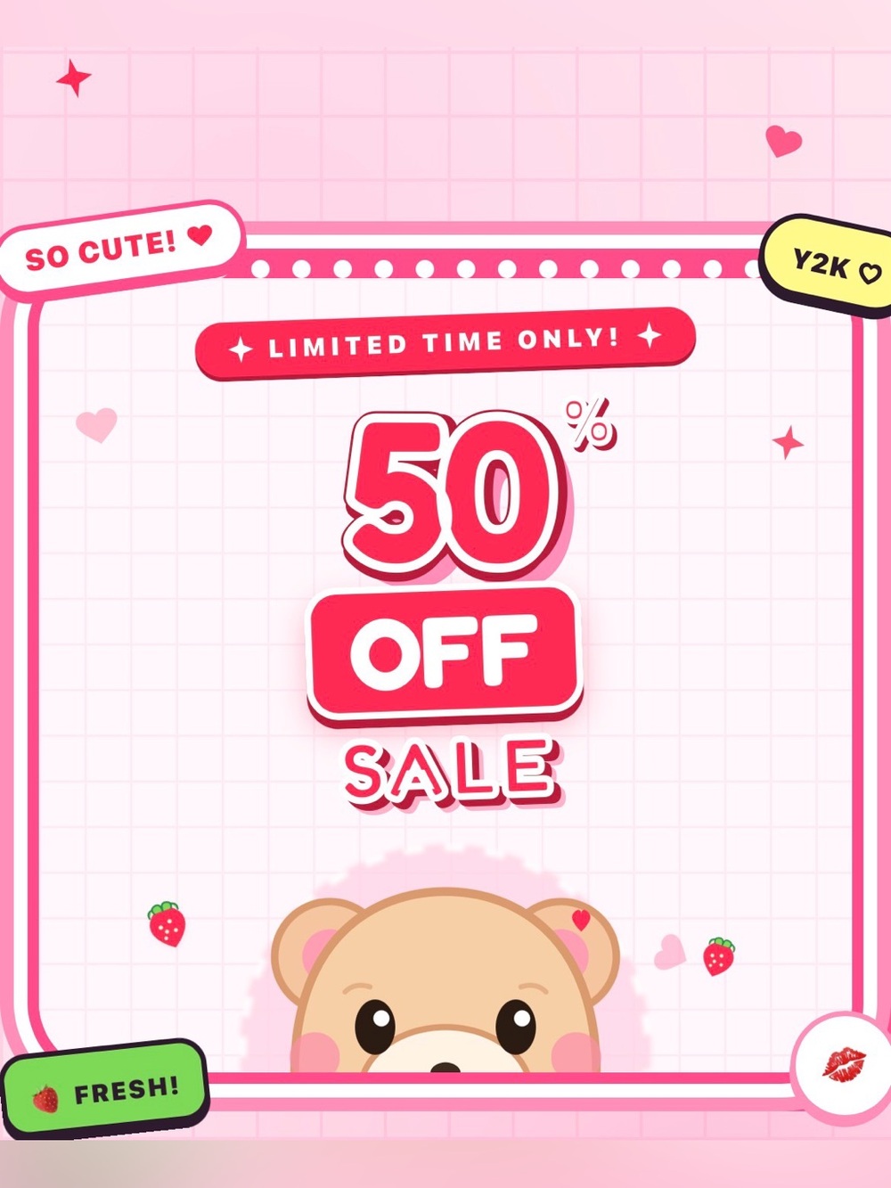 50% Off Sale